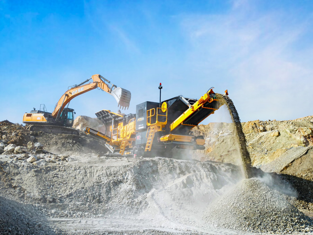 FABO mobile impact crusher - Concasseur à percussion: photos 1 FABO mobile impact crusher - Concasseur à percussion: photos 1