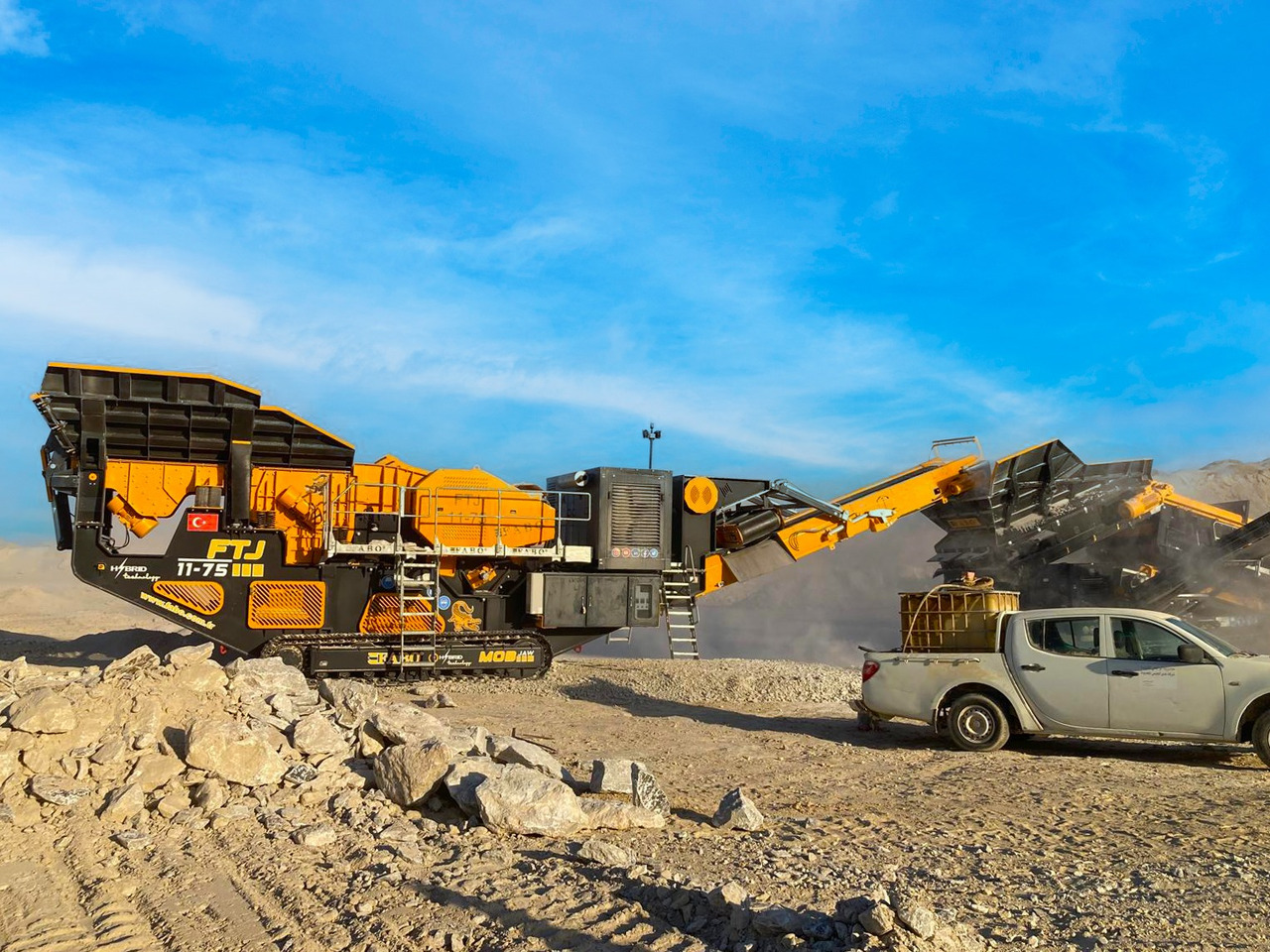 FABO mobile jaw crusher - Concasseur à mâchoires: photos 3 FABO mobile jaw crusher - Concasseur à mâchoires: photos 3