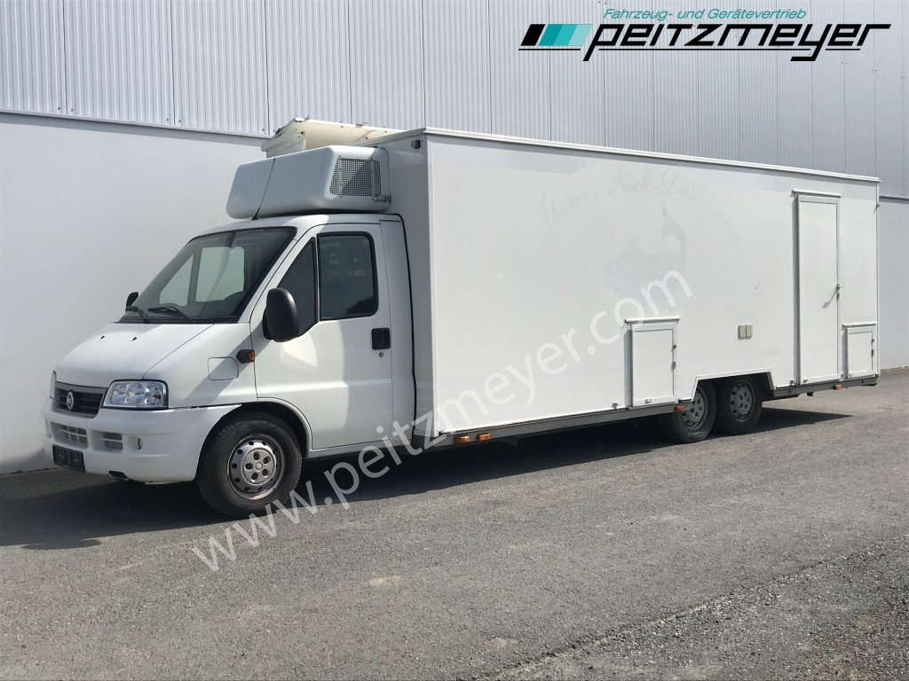 IVECO FIAT (I) Ducato Verkaufswagen 6,5 m - Motor neu vor 21 TKM + Kühltheke, Fritteuse - Camion magasin: photos 1 IVECO FIAT (I) Ducato Verkaufswagen 6,5 m - Motor neu vor 21 TKM + Kühltheke, Fritteuse - Camion magasin: photos 1