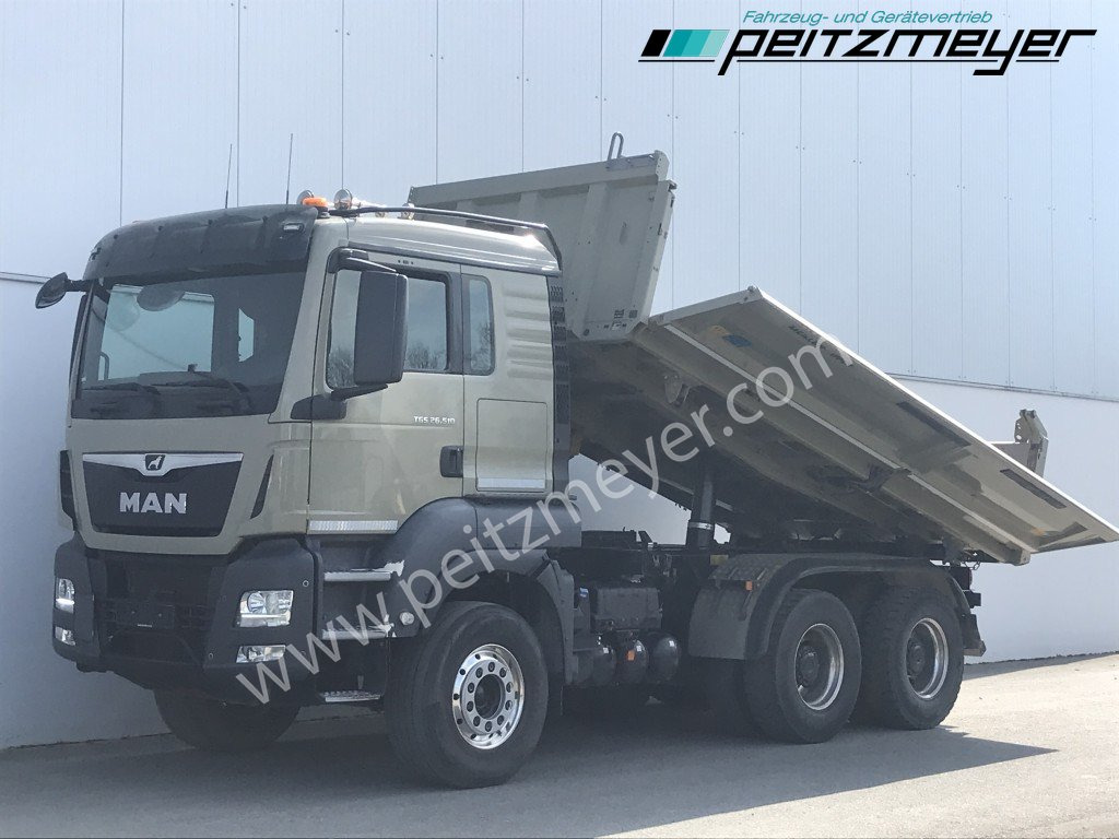 MAN TGS 26.510 FK 6x4, Bordmatik, Klima, Intarder, Alu - Camion benne: photos 1 MAN TGS 26.510 FK 6x4, Bordmatik, Klima, Intarder, Alu - Camion benne: photos 1