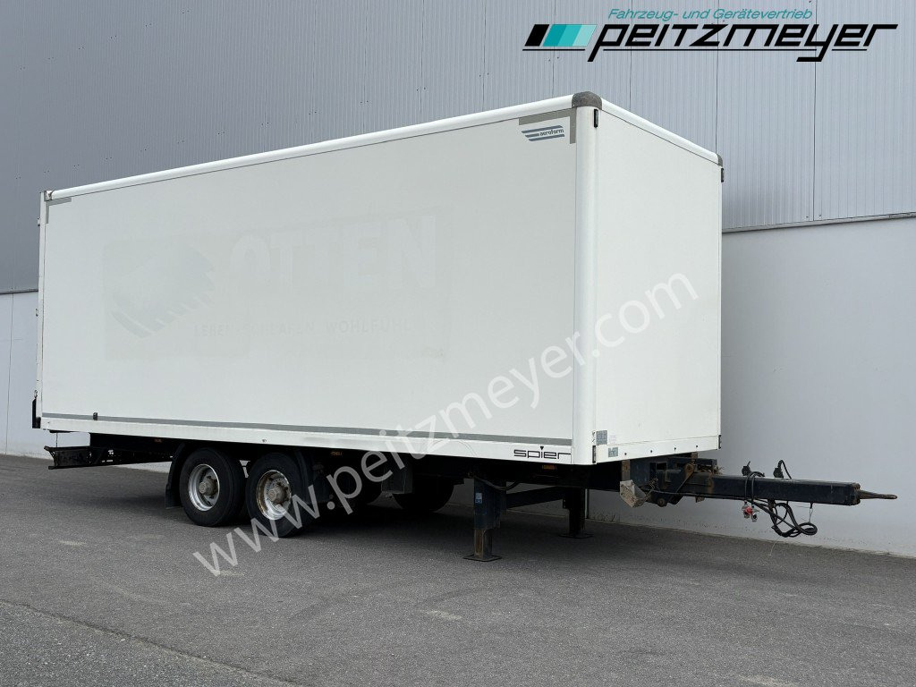 SPIER Tandemkoffer ZGL 255 Plywoodkoffer mit Hecktüren - Remorque fourgon: photos 3 SPIER Tandemkoffer ZGL 255 Plywoodkoffer mit Hecktüren - Remorque fourgon: photos 3