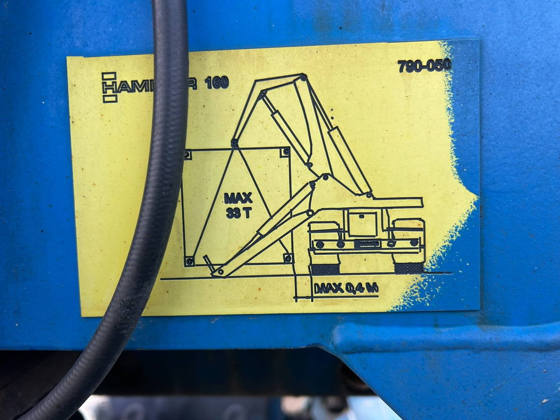 Semi-remorque porte-conteneur/ Caisse mobile Hammar Sideloader 160 E / 20ft - 2 x 20 ft - 40 - Containers / 33 tons lifting c: photos 9