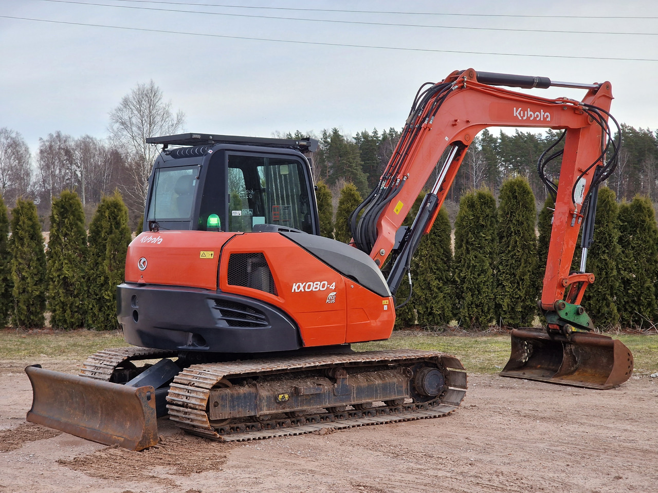 KUBOTA KX080-4. Metal tracks. - Mini pelle: photos 5 KUBOTA KX080-4. Metal tracks. - Mini pelle: photos 5