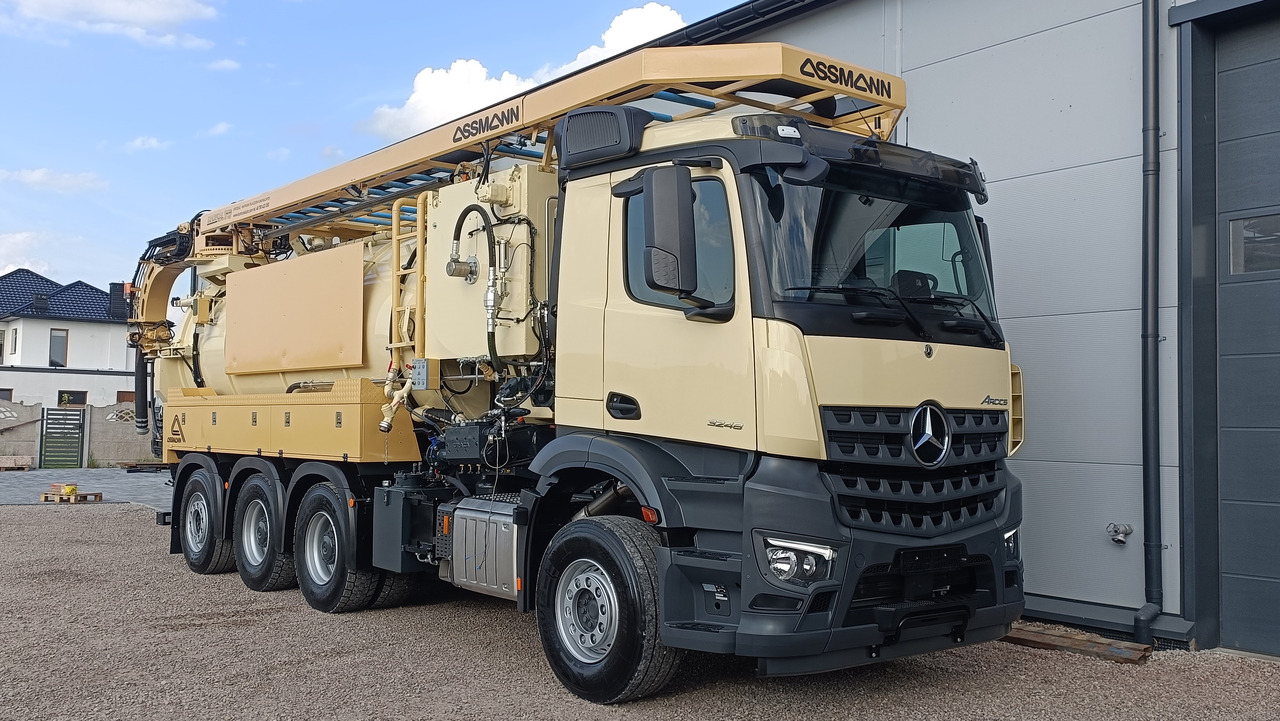 MERCEDES-BENZ AROCS ASSMANN stainless steel recykling - Camion hydrocureur: photos 3 MERCEDES-BENZ AROCS ASSMANN stainless steel recykling - Camion hydrocureur: photos 3