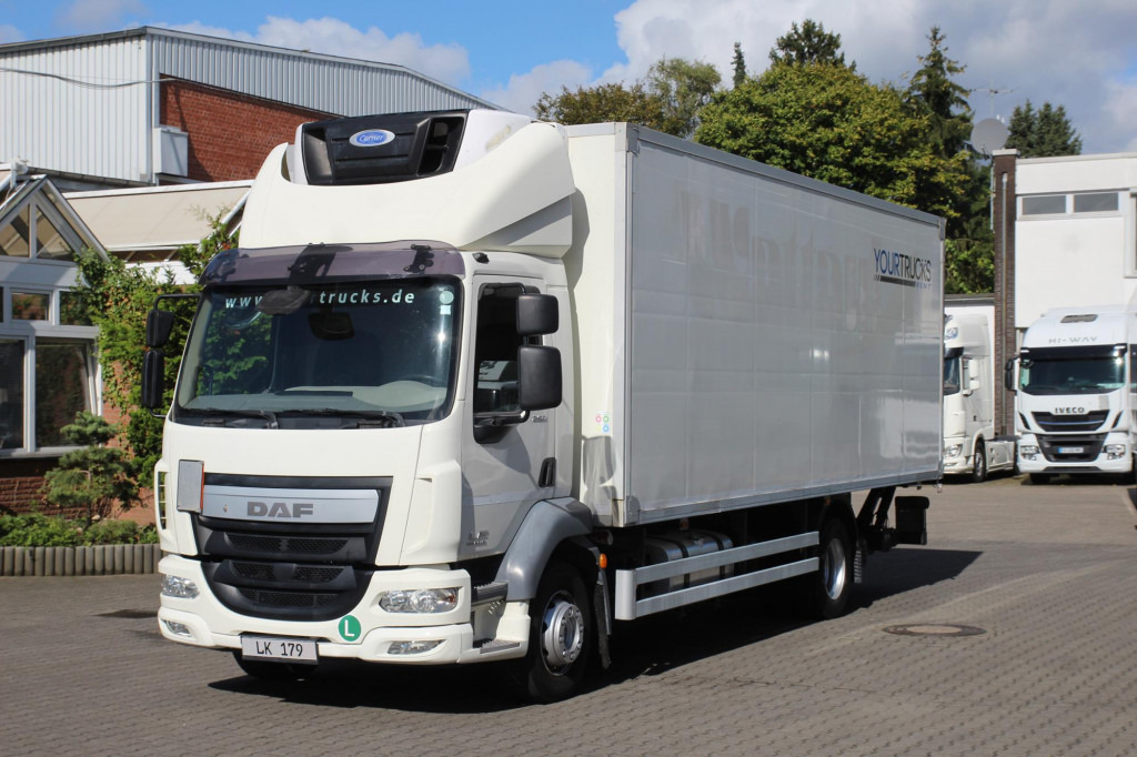 Daf LF 250 E6 Carrier Supra Strom Tür + LBW Kamera - Camion frigorifique: photos 1 Daf LF 250 E6 Carrier Supra Strom Tür + LBW Kamera - Camion frigorifique: photos 1