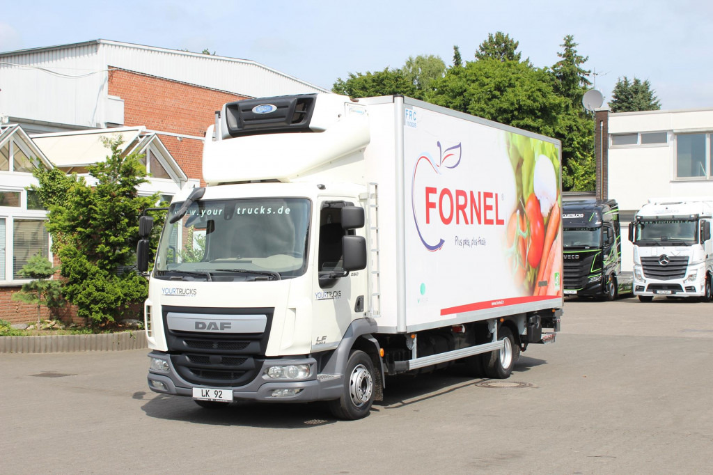 Daf LF 260 E6 Carrier Supra 550 Strom Tür LBW - Camion frigorifique: photos 1 Daf LF 260 E6 Carrier Supra 550 Strom Tür LBW - Camion frigorifique: photos 1