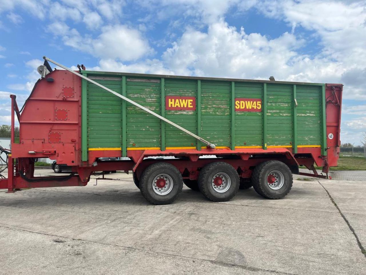 HAWE Tridem SDW 45T, Silagewagen - Benne agricole: photos 1 HAWE Tridem SDW 45T, Silagewagen - Benne agricole: photos 1