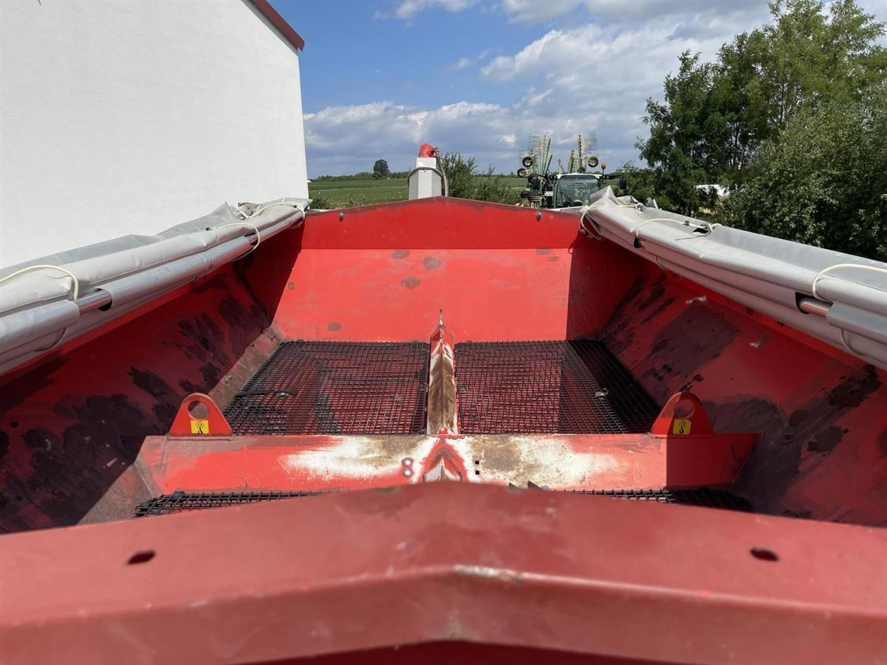 Distributeur d'engrais Rauch TWS 5000 Düngerwagen mit Deichsel-Lenkung mit Düngestreuer Axera H-EMC: photos 14