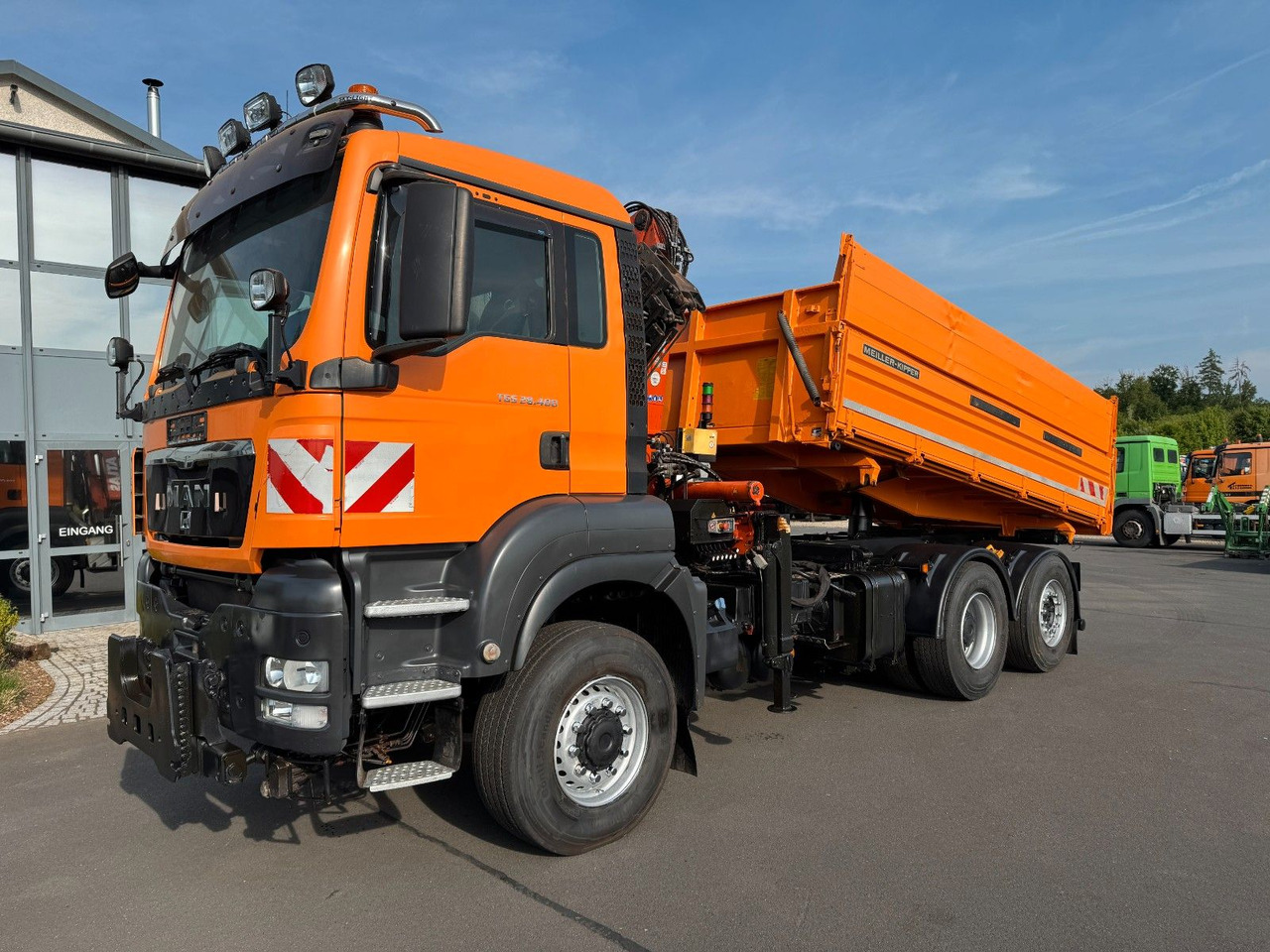 MAN TGS 28.400 6x4-4 BL Kipper / Kran / Winterdienst - Camion benne, Camion grue: photos 1 MAN TGS 28.400 6x4-4 BL Kipper / Kran / Winterdienst - Camion benne, Camion grue: photos 1