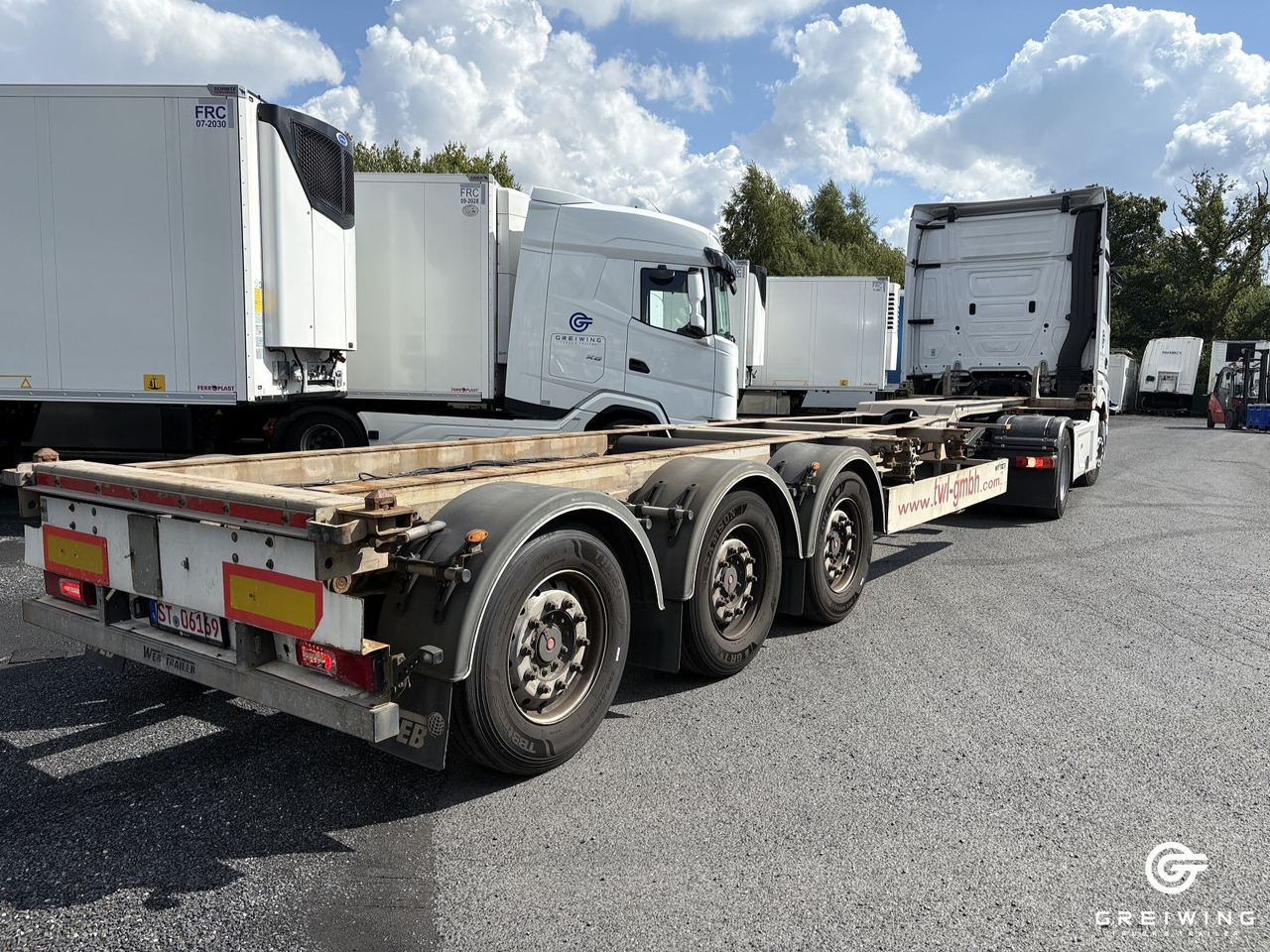 Web-Trailer LPRS 24 20/30/40/45 - Semi-remorque porte-conteneur/ Caisse mobile: photos 2 Web-Trailer LPRS 24 20/30/40/45 - Semi-remorque porte-conteneur/ Caisse mobile: photos 2