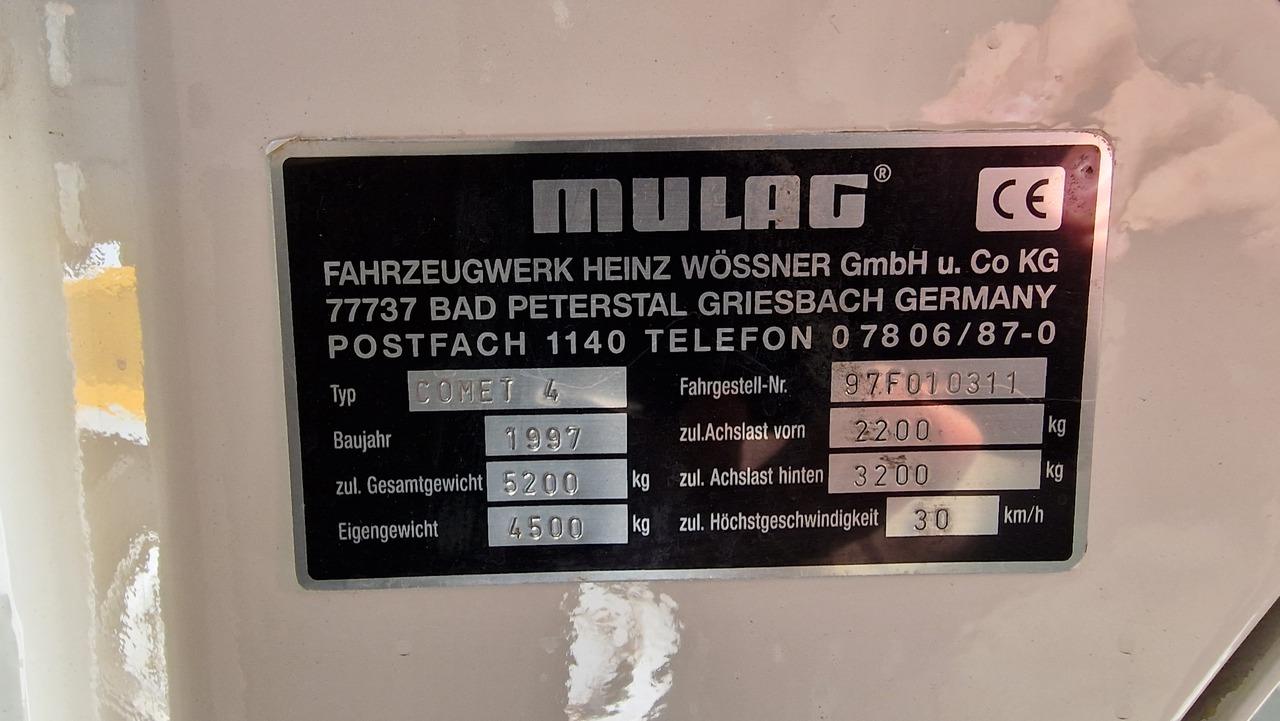 Mulag Comet 4D - Tracteur à bagages: photos 3 Mulag Comet 4D - Tracteur à bagages: photos 3