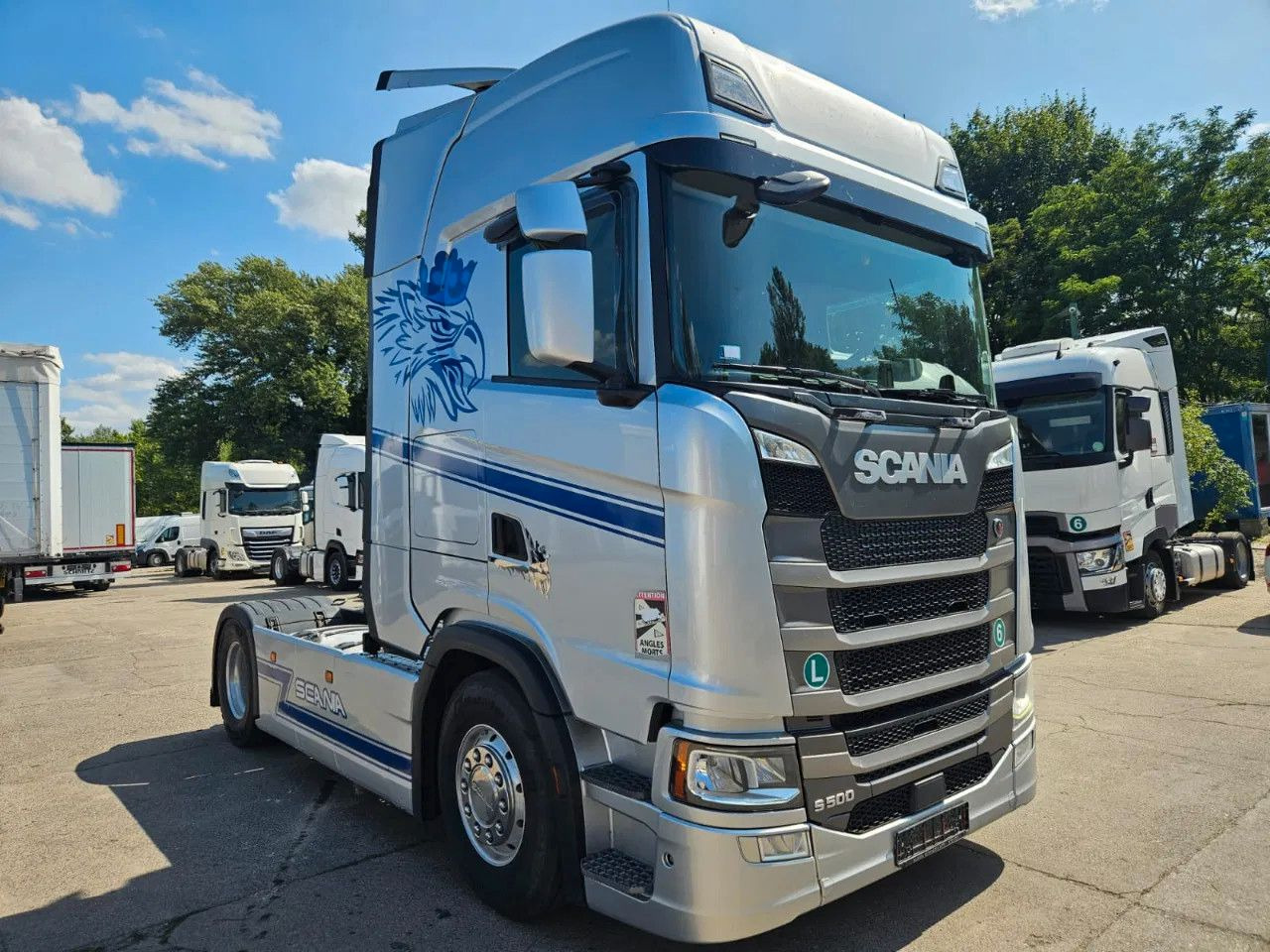 Scania S500 Standklima, 2 fridges, Big Navi, Alloy whee - Tracteur routier: photos 2 Scania S500 Standklima, 2 fridges, Big Navi, Alloy whee - Tracteur routier: photos 2