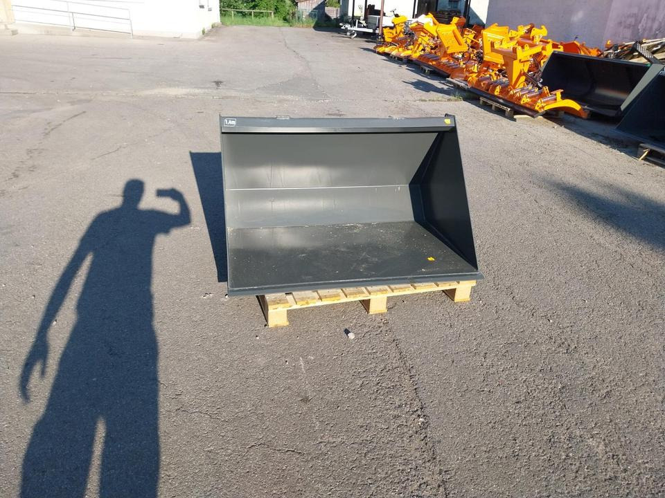 Schaufel 1,4m Weidemann Volumen Hoflader Radlader Lader - Godet pour chargeur: photos 2 Schaufel 1,4m Weidemann Volumen Hoflader Radlader Lader - Godet pour chargeur: photos 2