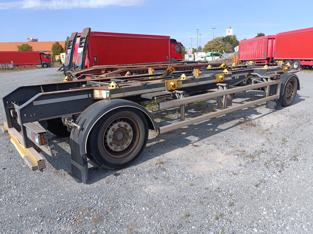 HUEFFERMANN HUEFFERMANN Anhänger für Absetzmulden Containeranhänger HMA 18.76 LS - Remorque porte-conteneur/ Caisse mobile: photos 1 HUEFFERMANN HUEFFERMANN Anhänger für Absetzmulden Containeranhänger HMA 18.76 LS - Remorque porte-conteneur/ Caisse mobile: photos 1