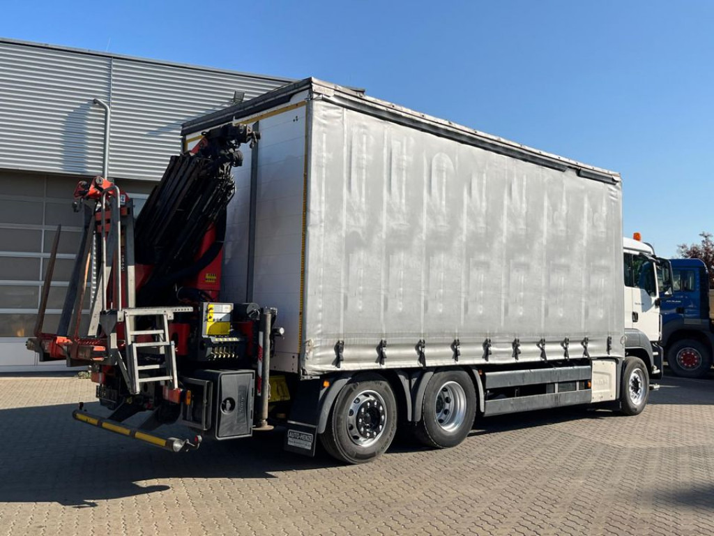 MAN MAN TG-S Pritsche Heckkran 26.400 6x2-2 BL 5xhydr.Ausschub, Funk - Camion à rideaux coulissants, Camion grue: photos 4 MAN MAN TG-S Pritsche Heckkran 26.400 6x2-2 BL 5xhydr.Ausschub, Funk - Camion à rideaux coulissants, Camion grue: photos 4