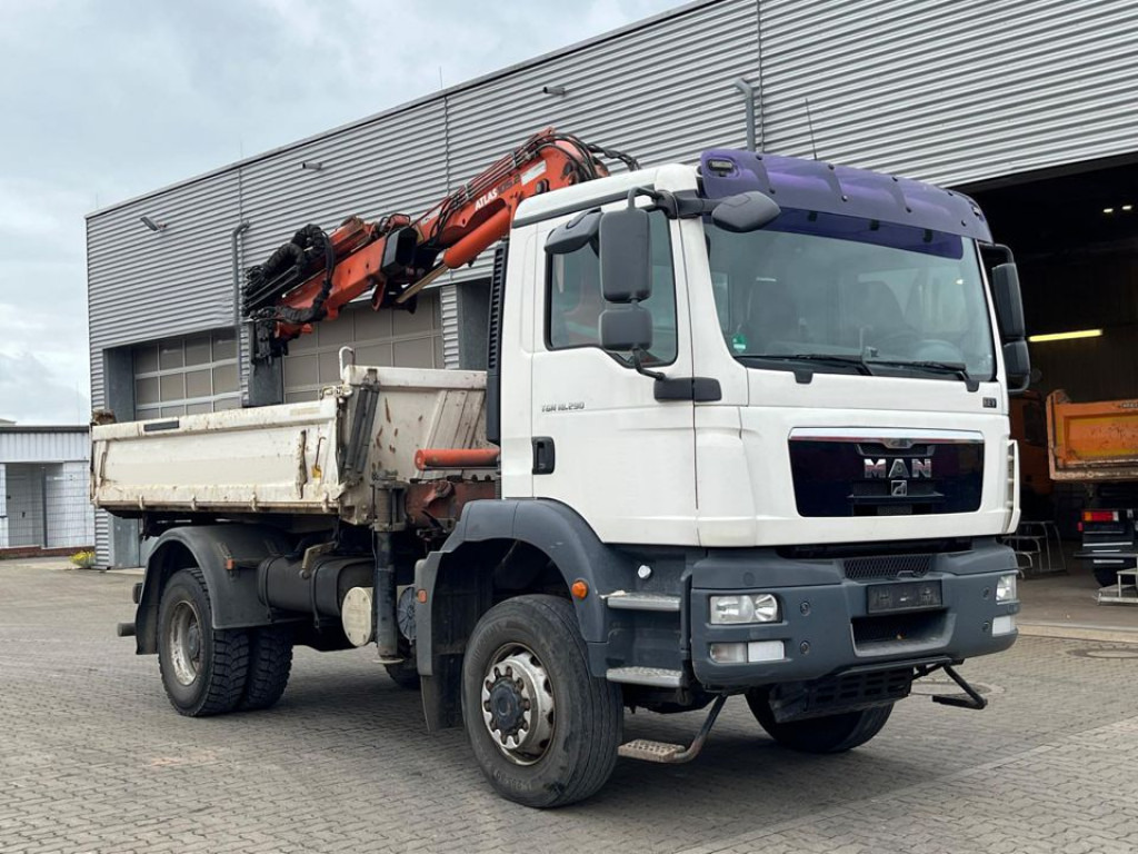 MAN TG-M 18.290 4x4 BB 2-Achs Allradkipper Kran Atlas 105+Funk - Camion benne, Camion grue: photos 5 MAN TG-M 18.290 4x4 BB 2-Achs Allradkipper Kran Atlas 105+Funk - Camion benne, Camion grue: photos 5
