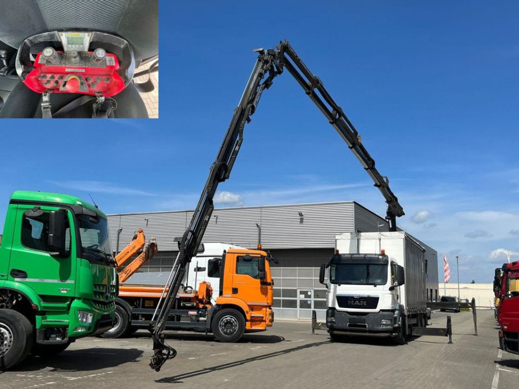 MAN TG-S 26.360 6x2-2LL Pritsche Heckkran 34m/to, Ji - Camion grue: photos 1 MAN TG-S 26.360 6x2-2LL Pritsche Heckkran 34m/to, Ji - Camion grue: photos 1