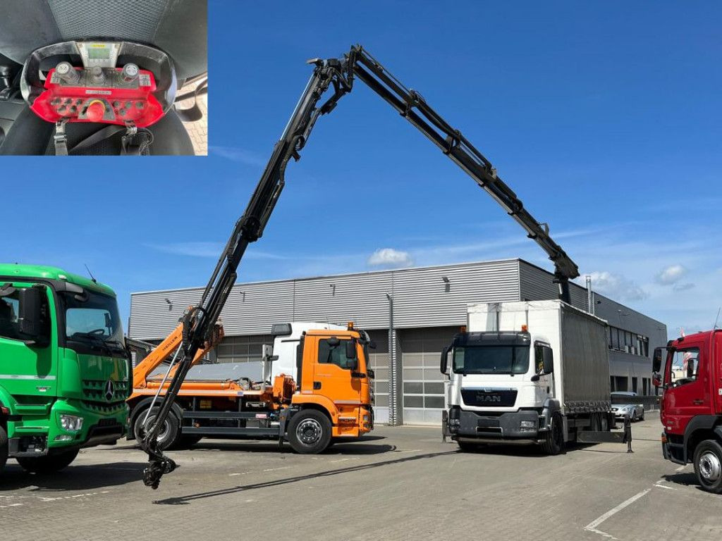 MAN TG-S 26.360 6x2-2LL Pritsche Heckkran 34m/to, Ji - Camion grue: photos 3 MAN TG-S 26.360 6x2-2LL Pritsche Heckkran 34m/to, Ji - Camion grue: photos 3