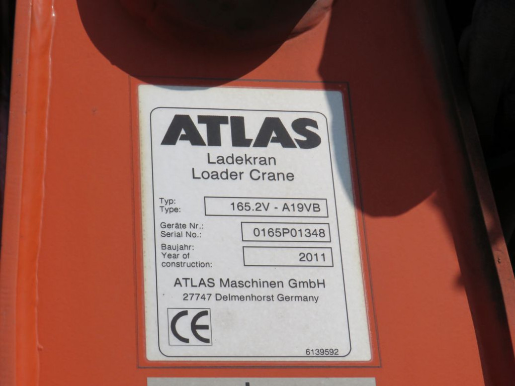 MAN TG-S 26.400 6x2-2 BL Pritsche Heckkran Atlas 165.2 - Camion plateau, Camion grue: photos 3 MAN TG-S 26.400 6x2-2 BL Pritsche Heckkran Atlas 165.2 - Camion plateau, Camion grue: photos 3