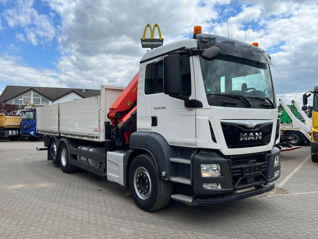 MAN TG-S 26.420 6x2 BL Pritsche Kran Palf. PK 22002+ - Camion plateau, Camion grue: photos 3 MAN TG-S 26.420 6x2 BL Pritsche Kran Palf. PK 22002+ - Camion plateau, Camion grue: photos 3