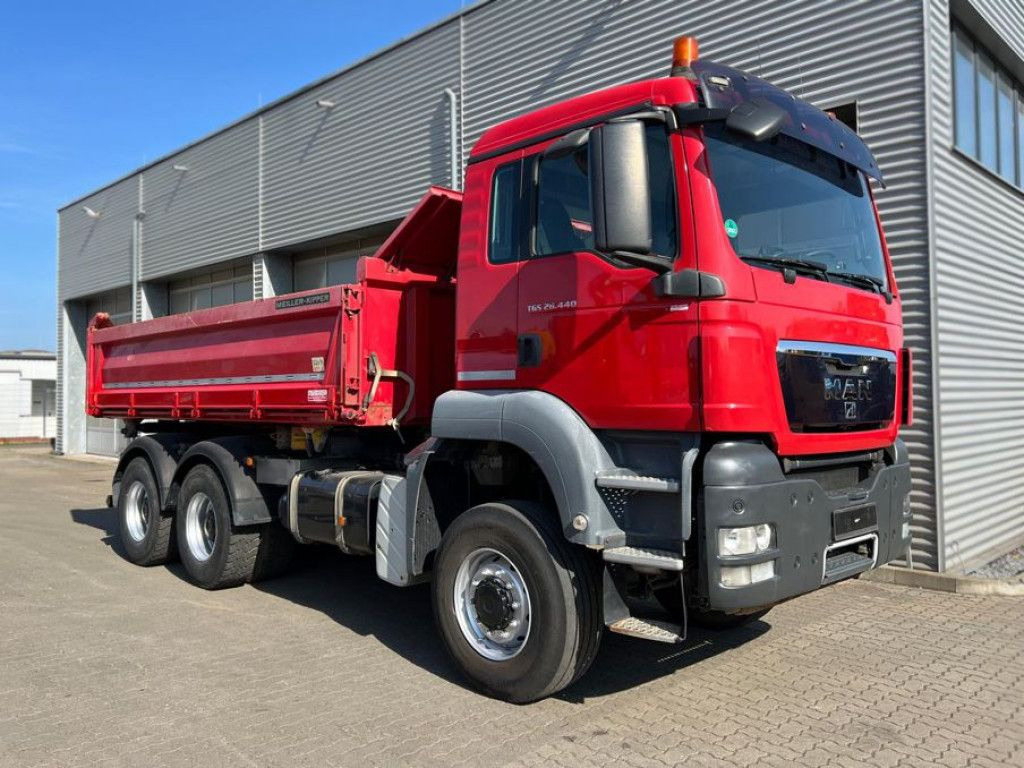 MAN TG-S 26.440 6x6 3-Achs Allradkipper Bordmatik - Camion benne: photos 2 MAN TG-S 26.440 6x6 3-Achs Allradkipper Bordmatik - Camion benne: photos 2