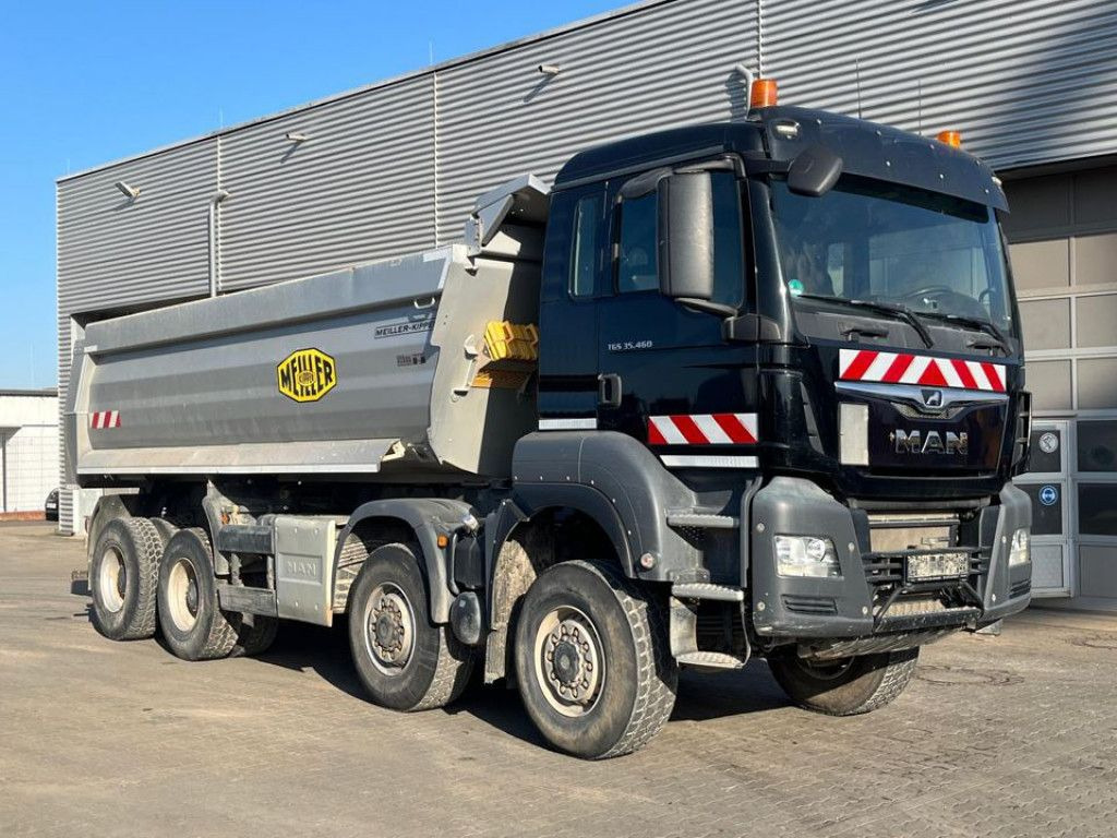 MAN TG-S 35.460 8x6 BB 4 Achs Muldenkipper Meiller 1 - Camion benne: photos 2 MAN TG-S 35.460 8x6 BB 4 Achs Muldenkipper Meiller 1 - Camion benne: photos 2