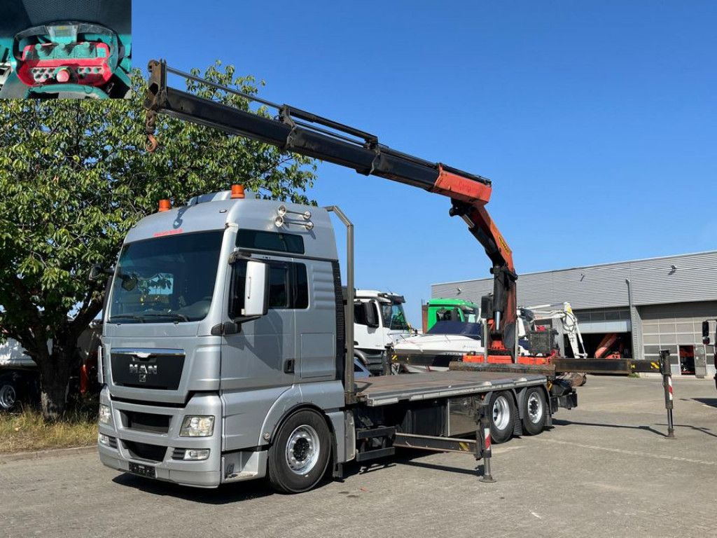 MAN TG-X 26.400 6x2 Pritsche Heckkran Palfinger 3400 - Camion grue: photos 1 MAN TG-X 26.400 6x2 Pritsche Heckkran Palfinger 3400 - Camion grue: photos 1
