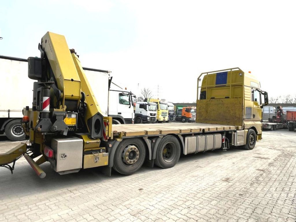 MAN TG-X 26.500 6x2-2 LL Pritsche Heckkran 53m/to, F - Camion plateau, Camion grue: photos 4 MAN TG-X 26.500 6x2-2 LL Pritsche Heckkran 53m/to, F - Camion plateau, Camion grue: photos 4