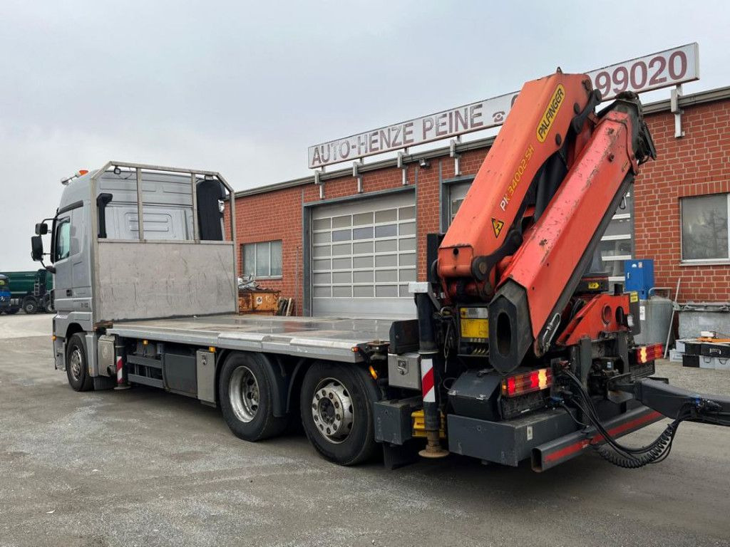 Mercedes-Benz Actros 2541 Pritsche Heckkran Palfinger PK 34002 - Camion plateau, Camion grue: photos 3 Mercedes-Benz Actros 2541 Pritsche Heckkran Palfinger PK 34002 - Camion plateau, Camion grue: photos 3