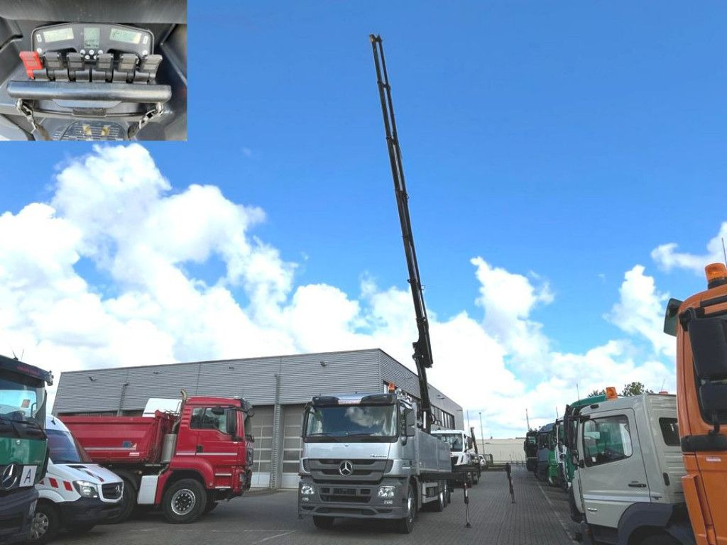 Mercedes-Benz Actros 2546 L 6x2 Pritsche Heckkran Hiab 288 6x - Camion plateau, Camion grue: photos 4 Mercedes-Benz Actros 2546 L 6x2 Pritsche Heckkran Hiab 288 6x - Camion plateau, Camion grue: photos 4