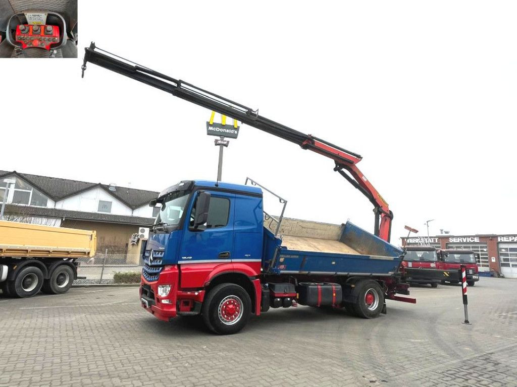 Mercedes-Benz Arocs 1845 4x4 HAD 2-Achs Allradkipper Kran Funk Mercedes-Benz Arocs 1845 4x4 HAD 2-Achs Allradkipper Heckkran - Camion benne, Camion grue: photos 3 Mercedes-Benz Arocs 1845 4x4 HAD 2-Achs Allradkipper Kran Funk Mercedes-Benz Arocs 1845 4x4 HAD 2-Achs Allradkipper Heckkran - Camion benne, Camion grue: photos 3