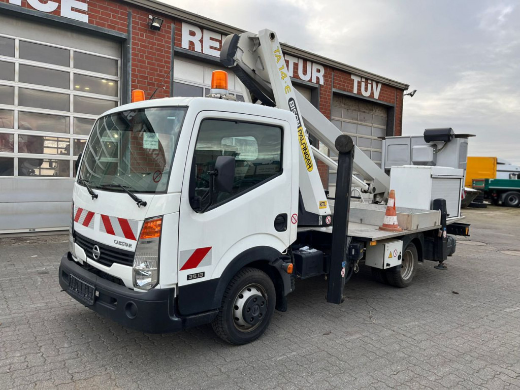 NISSAN (E) Cabstar 35.13 Hubarbeitsbühne Palfinger 14mtr - Camion avec nacelle: photos 1 NISSAN (E) Cabstar 35.13 Hubarbeitsbühne Palfinger 14mtr - Camion avec nacelle: photos 1