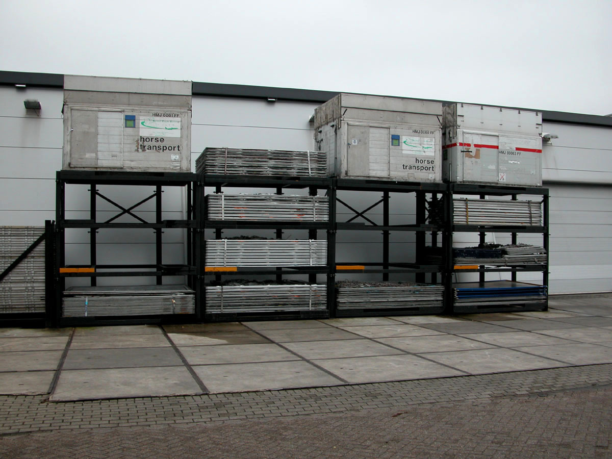 Aero PCR-2 Pallet container rack storage - Rayonnage metallique: photos 1 Aero PCR-2 Pallet container rack storage - Rayonnage metallique: photos 1