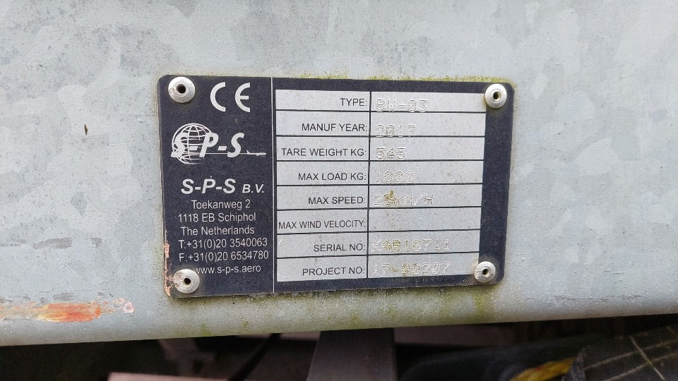 SPS BW01/BW03 Baggage cart - Équipement aéroportuaire: photos 2 SPS BW01/BW03 Baggage cart - Équipement aéroportuaire: photos 2