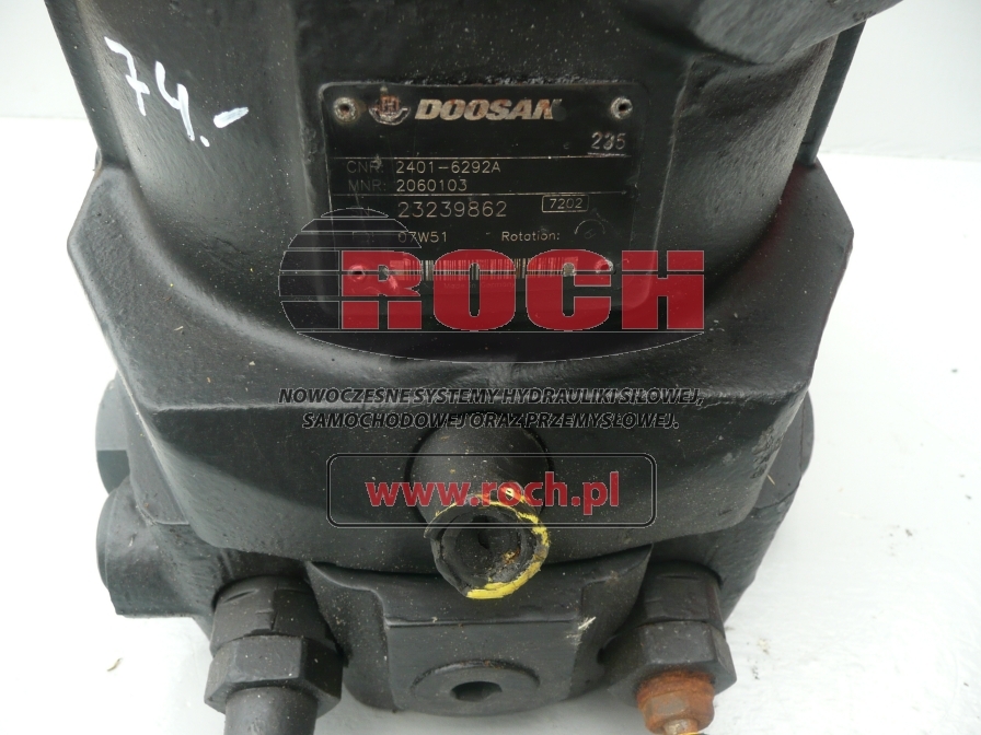 DOOSAN 2060103 2401-6292A - Moteur hydraulique pour Pelle sur chenille: photos 2 DOOSAN 2060103 2401-6292A - Moteur hydraulique pour Pelle sur chenille: photos 2