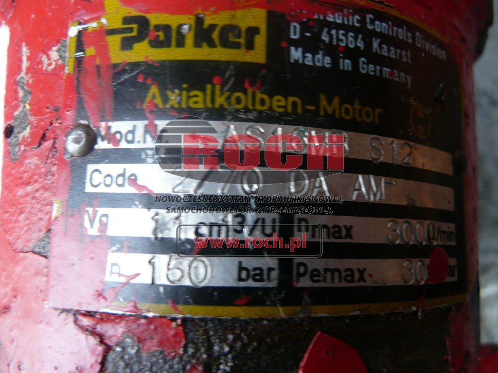 PARKER AS16MBS12 2/70DAAM - Moteur hydraulique: photos 2 PARKER AS16MBS12 2/70DAAM - Moteur hydraulique: photos 2