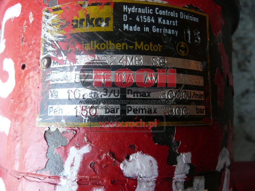 PARKER AS24MBS8 5/71DAAM - Moteur hydraulique: photos 2 PARKER AS24MBS8 5/71DAAM - Moteur hydraulique: photos 2