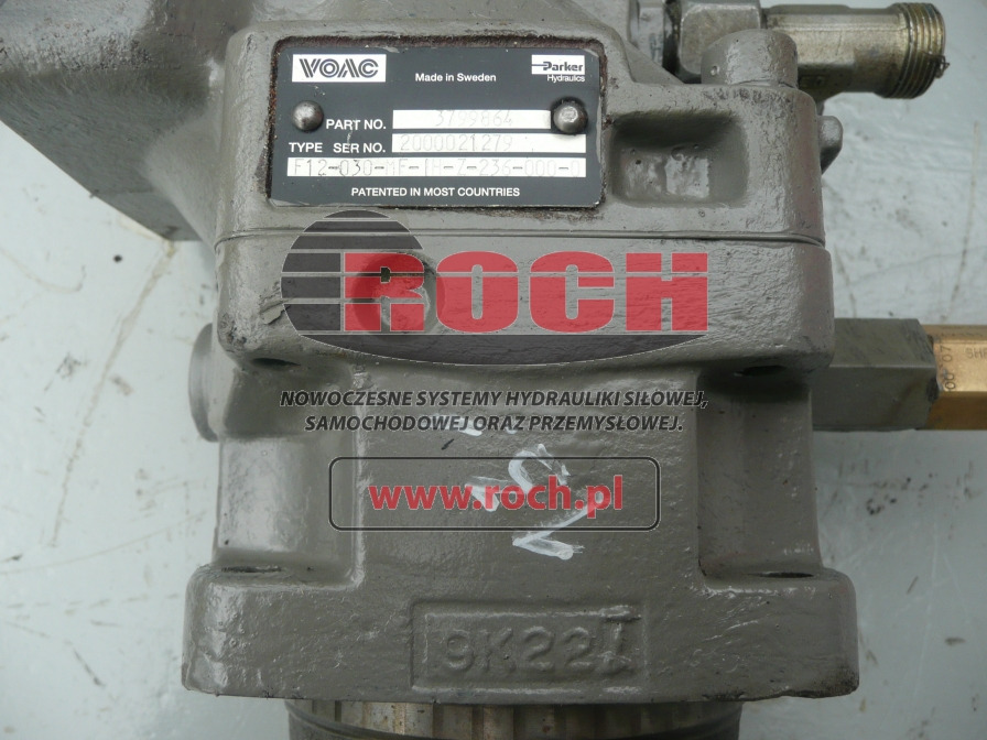 VOAC PARKER F12-030-MF-IH-Z-236-000-0 3799864 - Moteur hydraulique: photos 2 VOAC PARKER F12-030-MF-IH-Z-236-000-0 3799864 - Moteur hydraulique: photos 2