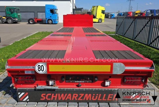 Schwarzmüller Tieflader ausziehbar gelenkt - Semi-remorque surbaissé: photos 4 Schwarzmüller Tieflader ausziehbar gelenkt - Semi-remorque surbaissé: photos 4