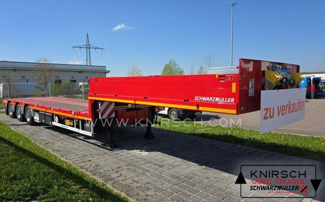 Schwarzmüller Tieflader ausziehbar gelenkt - Semi-remorque surbaissé: photos 1 Schwarzmüller Tieflader ausziehbar gelenkt - Semi-remorque surbaissé: photos 1