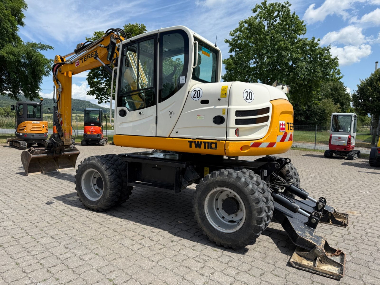 Terex TW 110, Bj 14, 2265 BH, VA, SWE, 4 TL, 1 GLV - Pelle sur pneus: photos 4 Terex TW 110, Bj 14, 2265 BH, VA, SWE, 4 TL, 1 GLV - Pelle sur pneus: photos 4