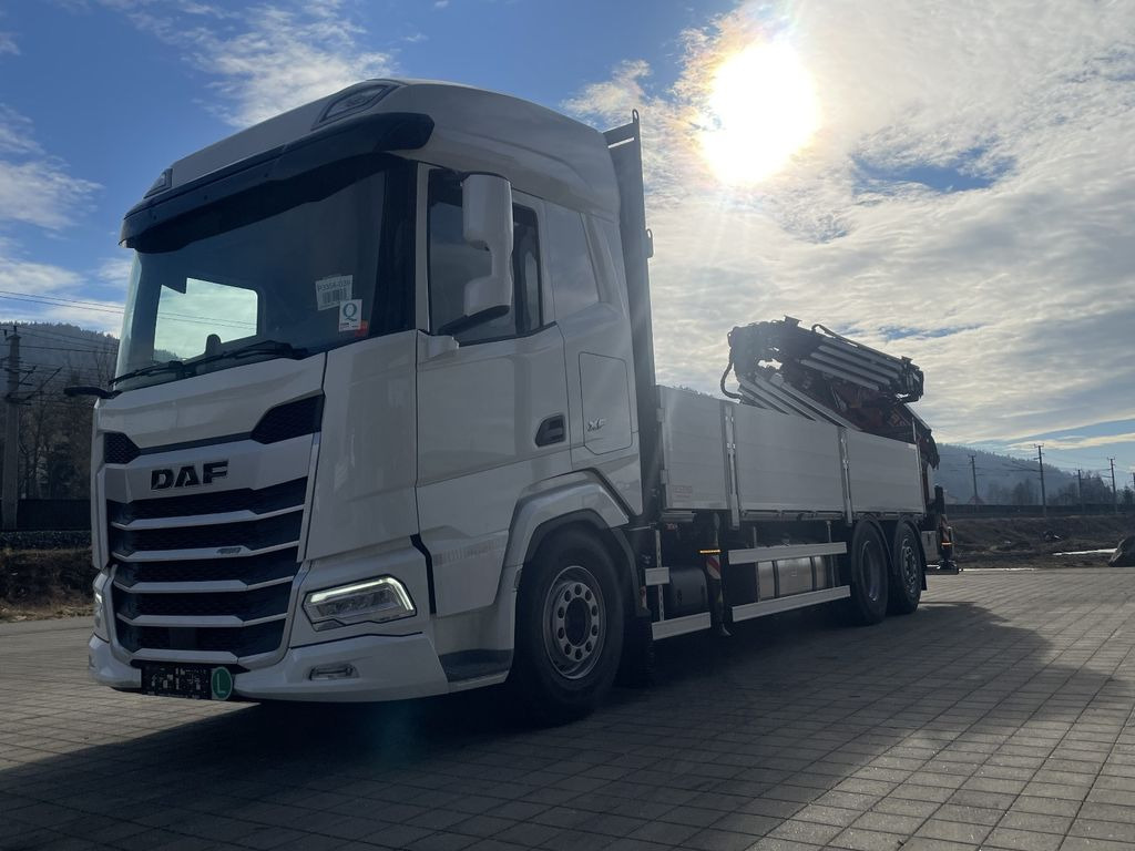 DAF XF 480 FAN Kranwagen / Vorlauf 2026 ! - Camion plateau, Camion grue: photos 2 DAF XF 480 FAN Kranwagen / Vorlauf 2026 ! - Camion plateau, Camion grue: photos 2