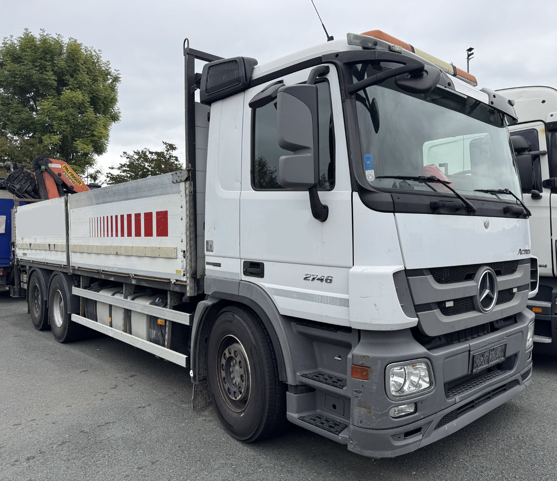 MERCEDES-BENZ Hiab Fassi Palfinger PK 18002 - Camion plateau: photos 1 MERCEDES-BENZ Hiab Fassi Palfinger PK 18002 - Camion plateau: photos 1
