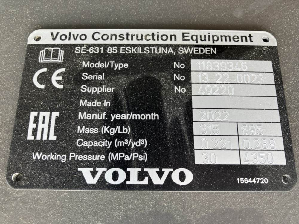 Volvo Böschungslöffel schwenkbar - Festanbau - Tractopelle: photos 4 Volvo Böschungslöffel schwenkbar - Festanbau - Tractopelle: photos 4