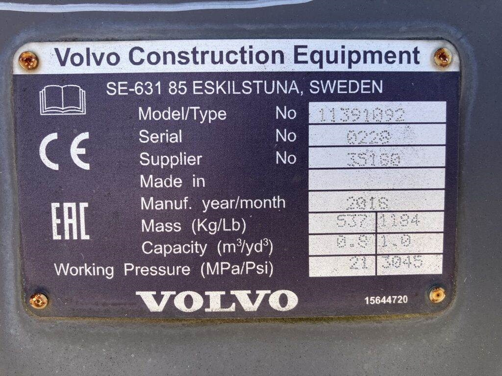 Volvo Klappschaufel mit Zähnen TPZ - Godet: photos 5 Volvo Klappschaufel mit Zähnen TPZ - Godet: photos 5