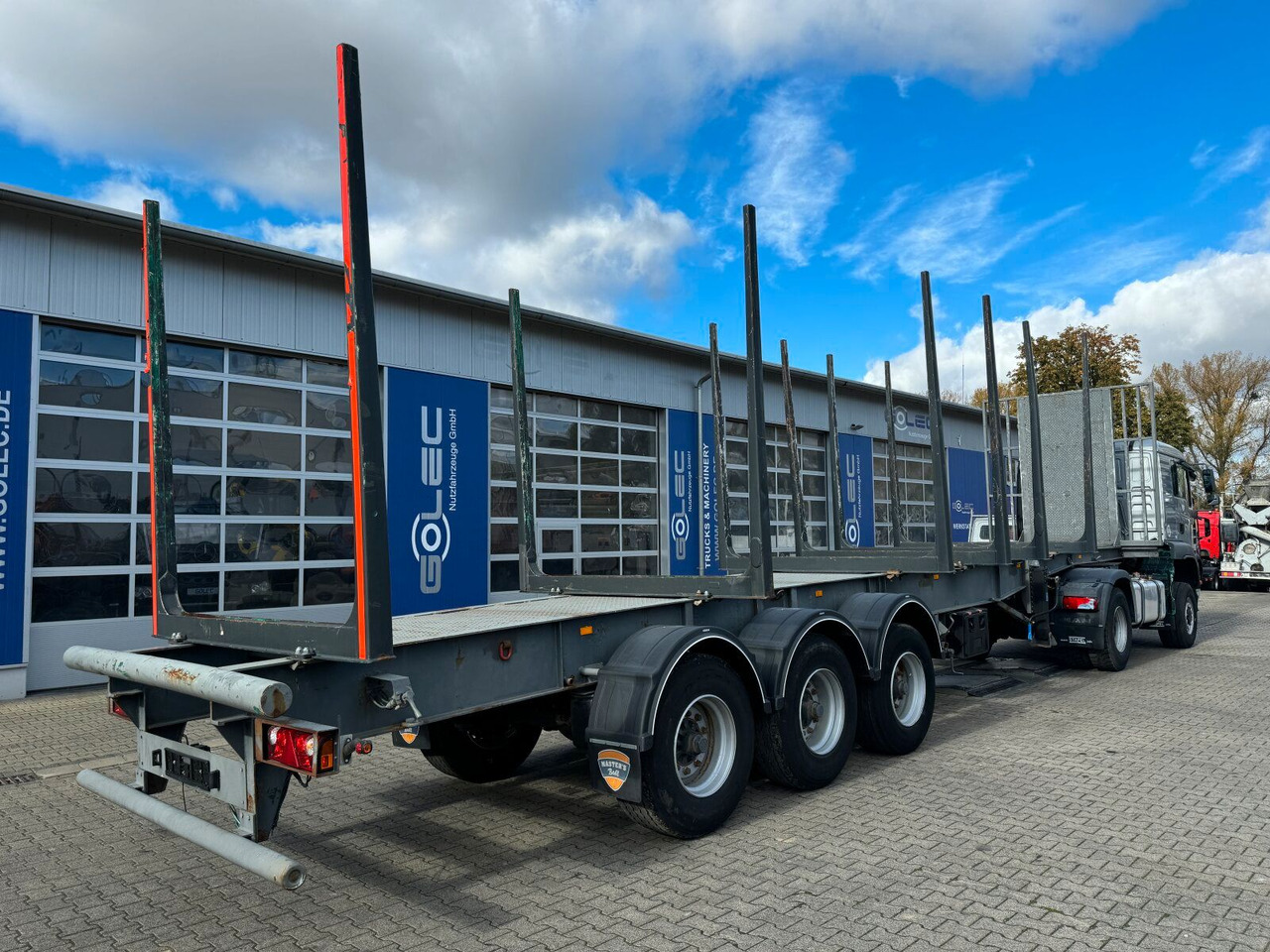 BLUMHARDT SAL.40.24 Holztransporter 3 Achse - Semi-remorque grumier: photos 3 BLUMHARDT SAL.40.24 Holztransporter 3 Achse - Semi-remorque grumier: photos 3