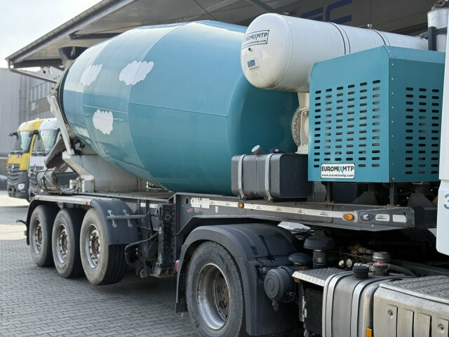 Betonmischer-Auflieger Euromix 12 m³ mit Motor - Semi-remorque malaxeur: photos 1 Betonmischer-Auflieger Euromix 12 m³ mit Motor - Semi-remorque malaxeur: photos 1