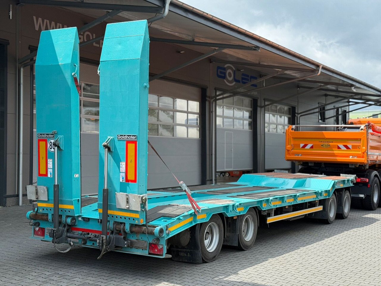 Goldhofer TU 4 EXPERT 4870 Tieflader Anhänger 44,8 T - Remorque porte-engin surbaissée: photos 3 Goldhofer TU 4 EXPERT 4870 Tieflader Anhänger 44,8 T - Remorque porte-engin surbaissée: photos 3
