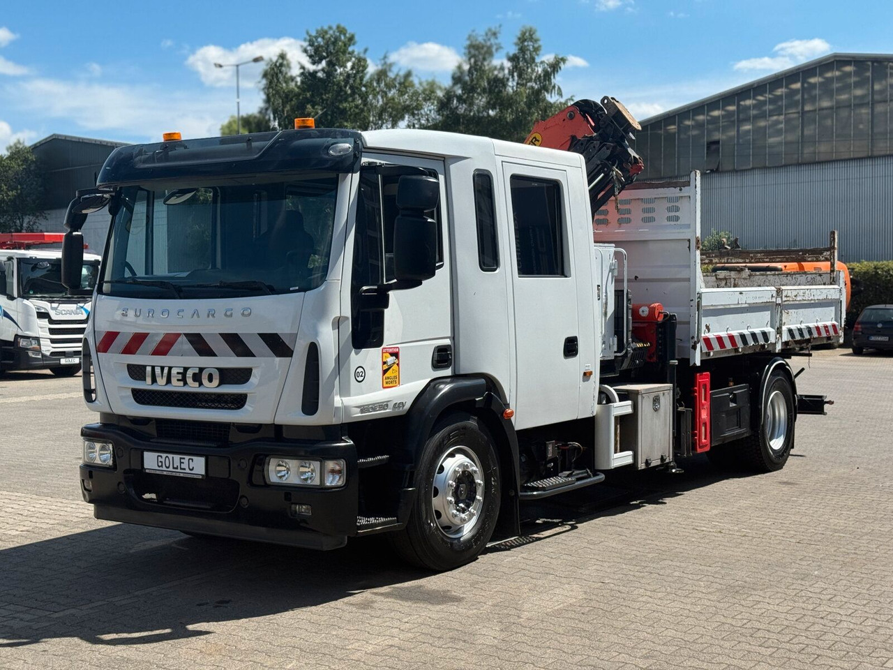 Camion grue Iveco ML180E 4x2 DOKA Euro 5 Kipper Kran PK16001K-B: photos 6