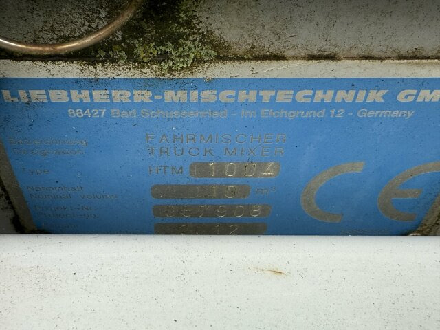 Liebherr Betonmischer Concrete Auflieger 10 m³ - Camion malaxeur: photos 2 Liebherr Betonmischer Concrete Auflieger 10 m³ - Camion malaxeur: photos 2